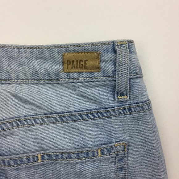 PAIGE Silver Rhinestone JIMMY JIMMY SKINNY Jeans - Picture 9 of 11